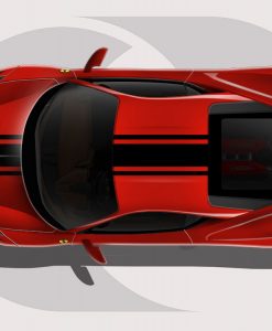 Ferrari 458 Tri Stripe Graphics