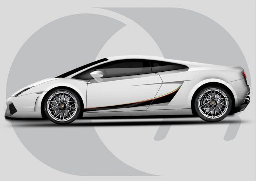 Lamborghini Gallardo Italia Side Graphics