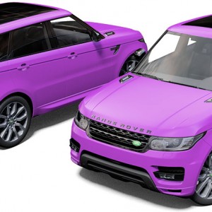 Range Rover Sport Matte Hot Pink