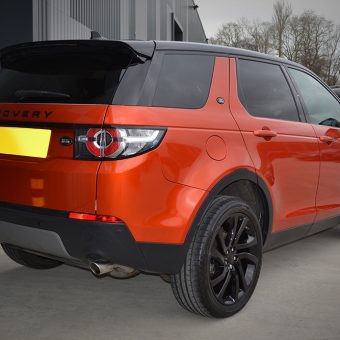 Land Rover Discovery Wrapped 3M 1080 Gloss Fiery Orange Rear