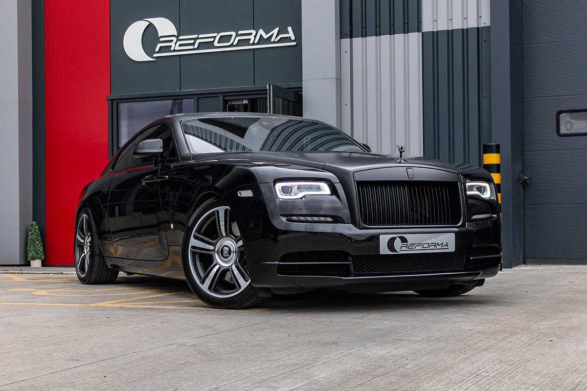 Rolls Royce Wraith Black Vehicle Wrap